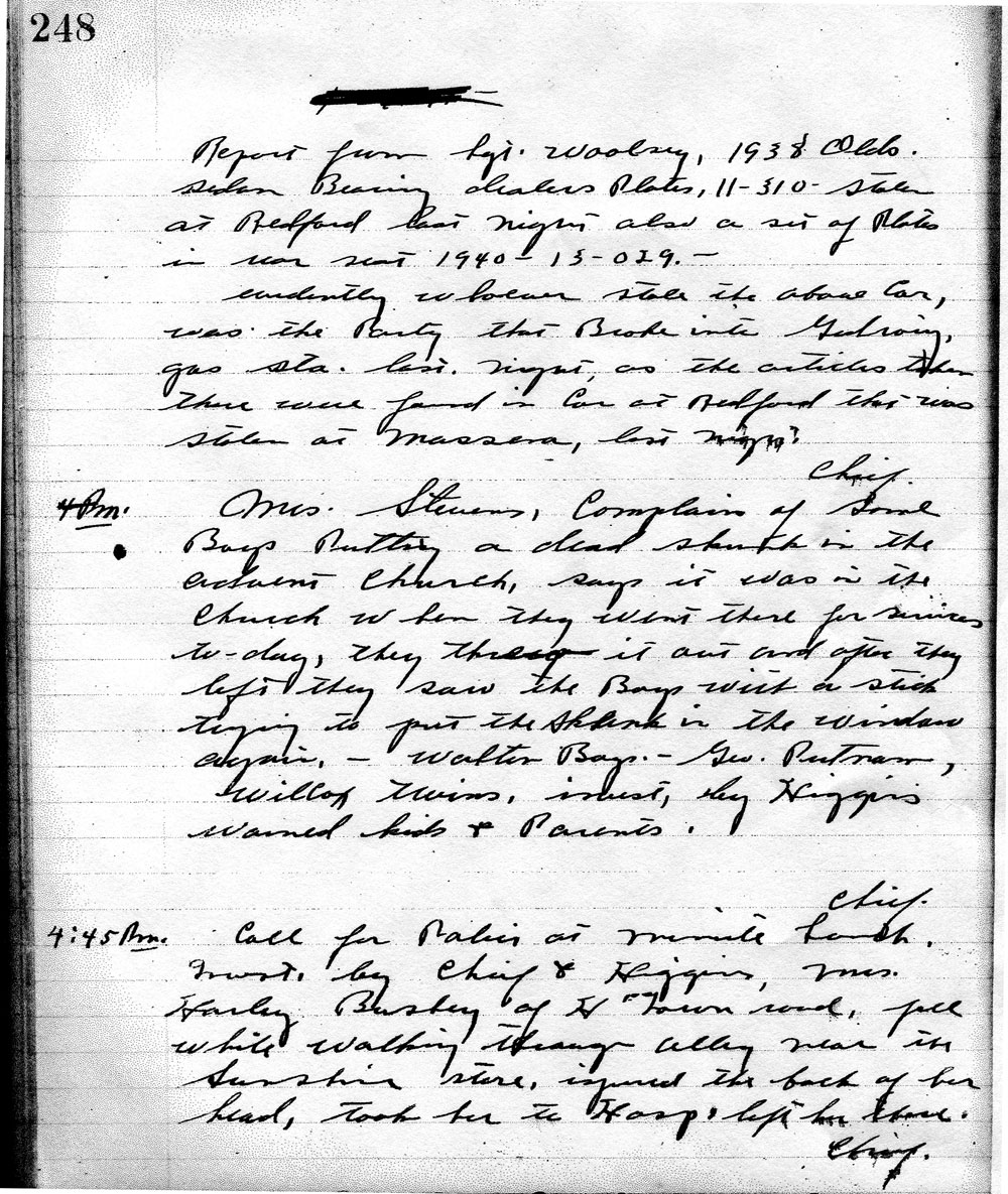 Saranac Lake police blotter notes from 1941 | News, Sports, Jobs